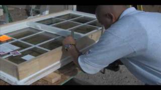 Wood Window Installation vid 1m4v [upl. by Anairt]