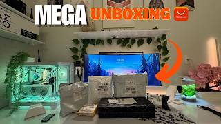 Mega Unboxing AliExpress  Compras para o setup [upl. by Endor]