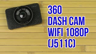 Распаковка 360 Dash Cam WiFi 1080p 3 Grey J511C [upl. by Jarvis857]