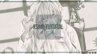 rsmb tutorial  capcut [upl. by Ariait491]