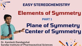 Elements of Symmetry Part1 Plane of Symmetry Center of Symmetry [upl. by Phelgen962]