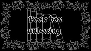 book box unboxing🤍 [upl. by Annohsak]