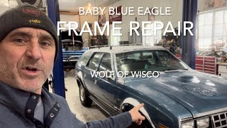 AMC EAGLE  FRAME REPAIR [upl. by Ahsienet]