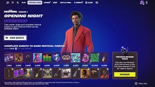 Fortnite Festival Gives A FREE Battle Pass But Are The Rewards EXCLUSIVE ft The Weeknd [upl. by Seedman33]