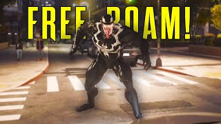 Free Roam as Venom in SpiderMan 2 PS5  Venom Free Roam Gameplay 2024 Debug Menu [upl. by Bushweller987]