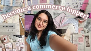 how i got 98 in class 12 commerce 🌟 free resources study tips amp more [upl. by Lyrred]