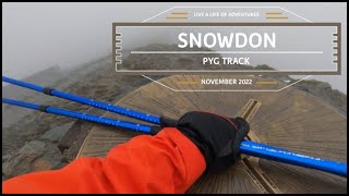 SNOWDON  PYG TRACK  BAD WEATHER [upl. by Ynneb157]