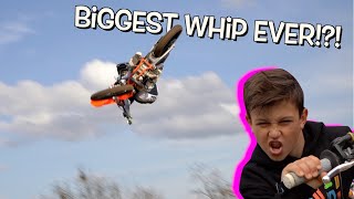 BIGGEST WHIP EVER THROWN ON A SUPERMINI [upl. by Neeoma]