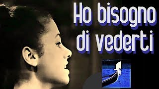 GIGLIOLA CINQUETTI quotHO BISOGNO DI VEDERTIquot Live at Sanremo Festival 1965 ⬇️Testo⬇️Lyrics [upl. by Maroney340]