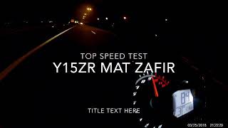 Y15zr top speed  standart  non cut off [upl. by Landsman]