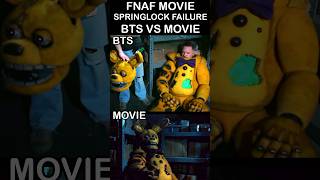 FNaF Movie SPRINGBONNIE BEHIND THE SCENES Vs MOVIE  FNAF Movie 2 LEAK [upl. by Bultman805]