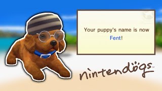 Nintendogs but my dog is named Fent [upl. by Niamreg]