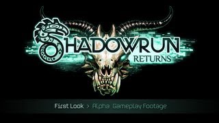 Shadowrun Returns  First Alpha Gameplay Footage [upl. by Drolet]