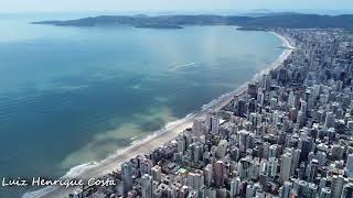 IMPONENTE  ITAPEMA😱  Veja até BALNEÁRIO CAMBORÍU na imagem 🚁🌇 [upl. by Alurd731]