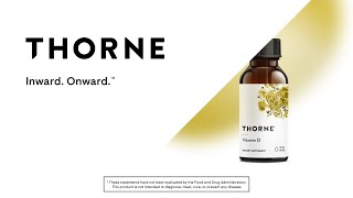 Vitamin D Liquid Supplement  Thorne [upl. by Halley]