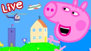 🔴 Giant Peppa Pig and George Pig LIVE FULL EPISODES 24 Hour Livestream [upl. by Asseneg]