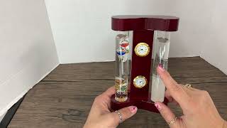 Review Lilys Home Analog Weather Station with Galileo Thermometer [upl. by Asia]