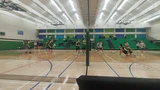 Ponoka Broncs vs Lacombe Rams JV boys volleyball 4th set [upl. by Esnohpla115]