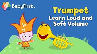 Trumpet  Notekins  Music Videos  BabyFirst TV [upl. by Sirref]