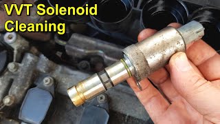 Removing and Cleaning the VVT Solenoid  Nissan Micra K12 [upl. by Adnat626]