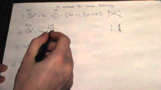 Factorising trickier expressions  GCSE and Alevel maths revision [upl. by Wash]