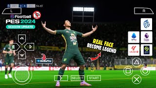 RELEASE  eFootball PES 2024 PPSSPP Mod BRI Liga 1 Indonesia amp Liga Eropa di Android Terbaru 2023 [upl. by Ifar806]