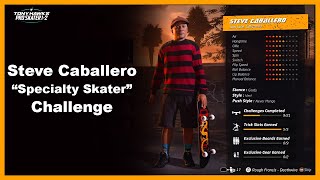 EASY METHOD for Steve Caballero quotSpecialty Skaterquot Challenge [upl. by Karee]