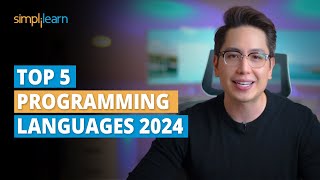 Top 5 Programming Languages 2024  5 Best Programming Languages To Learn In 2024  Simplilearn [upl. by Karli]