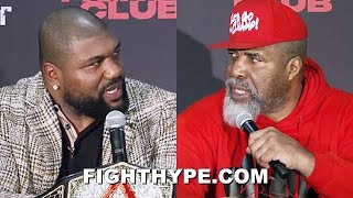 SHANNON BRIGGS amp RAMPAGE JACKSON TRADE quotCRYBABYquot WORDS DISAGREE ON quotRESPECTquot AFTER TEAM BOXING LOSS [upl. by Freiman]