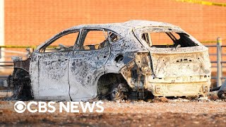 Human remains found in car that started Texas pipeline fire [upl. by Lola]