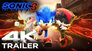 SONIC THE HEDGEHOG 3 2024  All Trailers amp Clips [upl. by Kinsley]