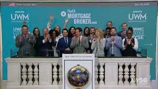 United Wholesale Mortgage NYSE UWMC Rings The Closing Bell® [upl. by Sisxela]