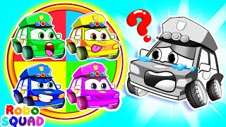 Find My Color Song 🌈😱 Meet Our Baby Brother  Nursery Rhymes  RoboSquad Kids Songs [upl. by Jovia261]