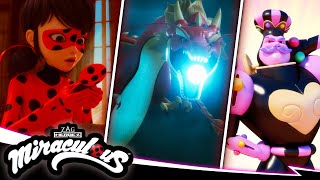 MIRACULOUS  🐞 AKUMATIZED  COMPILAÇÃO 9 😈  Temporada 5 [upl. by Alrak]