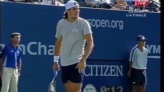 Hewitt vs Haas  USO 2004 QF [upl. by Allveta901]