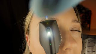 ASMR Ocular Orbital Eye Examination Light Exam [upl. by Elspet]