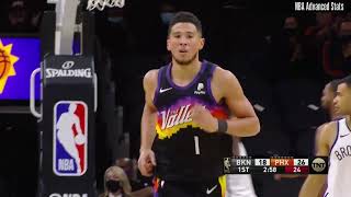 Career Game 365 Devin Booker Scoring Highlights vs BRK 02162021 [upl. by Kentiggerma95]