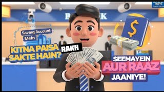 saving account me kitna paisa jama ka Sakte hai  korrammcombanking financialservices Bestbank [upl. by Herc51]