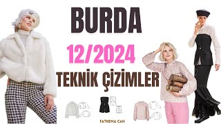 Burda 12  2024 Teknik Çizimler [upl. by Coridon262]