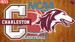 Charleston vs Southern Illinois College Basketball Live Game Cast amp Audio [upl. by Marleah]