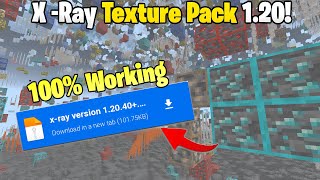 Xray Texture Pack For MCPEBedrock in 12040  100 Working [upl. by Melodie]