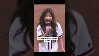 Gifted singer impressed everyone 🙌🏽🙌🏽🥺angelica haleshorts performance singing fyp music song [upl. by Merrick]