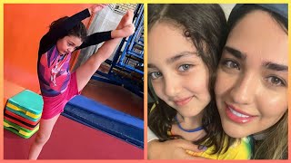 Anahita Is Doing Exercise In The Gym  Anahita With Mom  Anahita Hashemzadeh [upl. by Sergio]