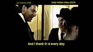 Lubavitcher Rebbe quotLevelling Up the Joyquot RebbeDaily 3109 [upl. by Ecyarg179]