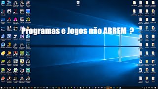 Programas e jogos nao abrem  Veja a SOLUÇÃO [upl. by Dopp]