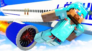 MINECRAFT Steve vs Plane Crash  Teardown Mods Gameplay [upl. by Aknahs]