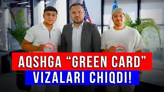 AQSHGA quotGREEN CARDquot VIZALARI CHIQDI [upl. by Benyamin]