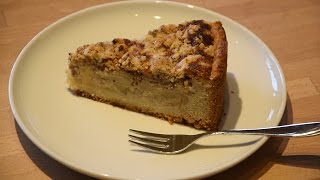 Apfelkuchen mit Sahneguss und Nussstreuseln  Thermomix®TM5® [upl. by Jagir]