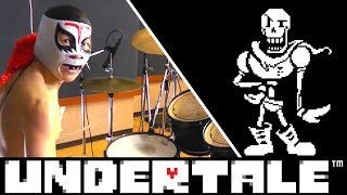 Undertale パピルス戦 Bonetrousle  No edit version 激しく叩いてみた 【アンダーテール】 [upl. by Russia294]