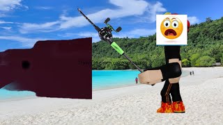 trying to catch the colossal squid in fisch robloxfisch [upl. by Enetsirhc]